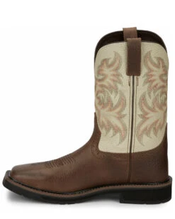 Justin Men's Driller Western Work Boots - Steel Toe 14 Justin Men's Driller Western Work Boots - Steel Toe -Western Cowboy Equipment Store 2000332451 201 P3