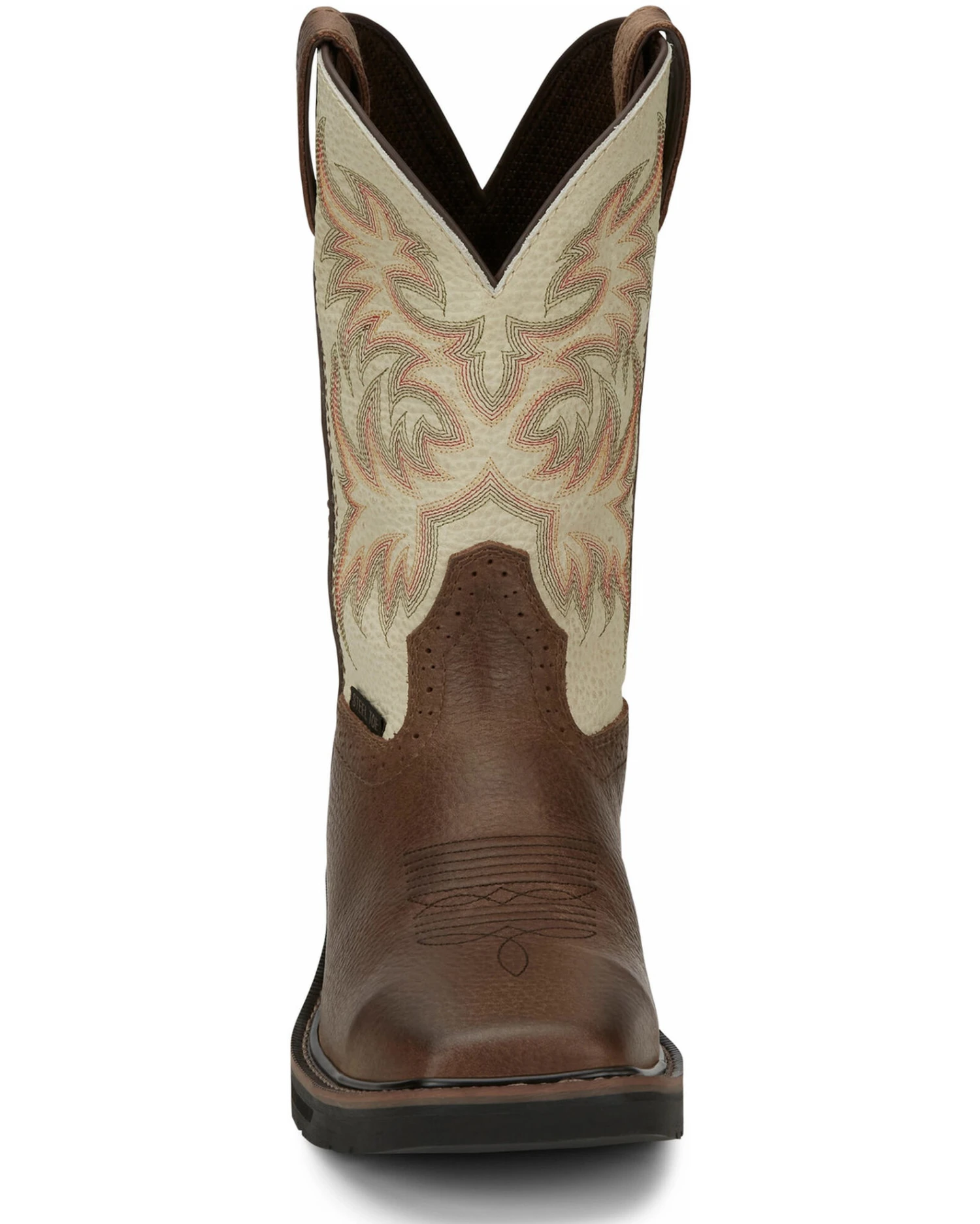 Justin Men's Driller Western Work Boots - Steel Toe 7 Justin Men's Driller Western Work Boots - Steel Toe - Image 5