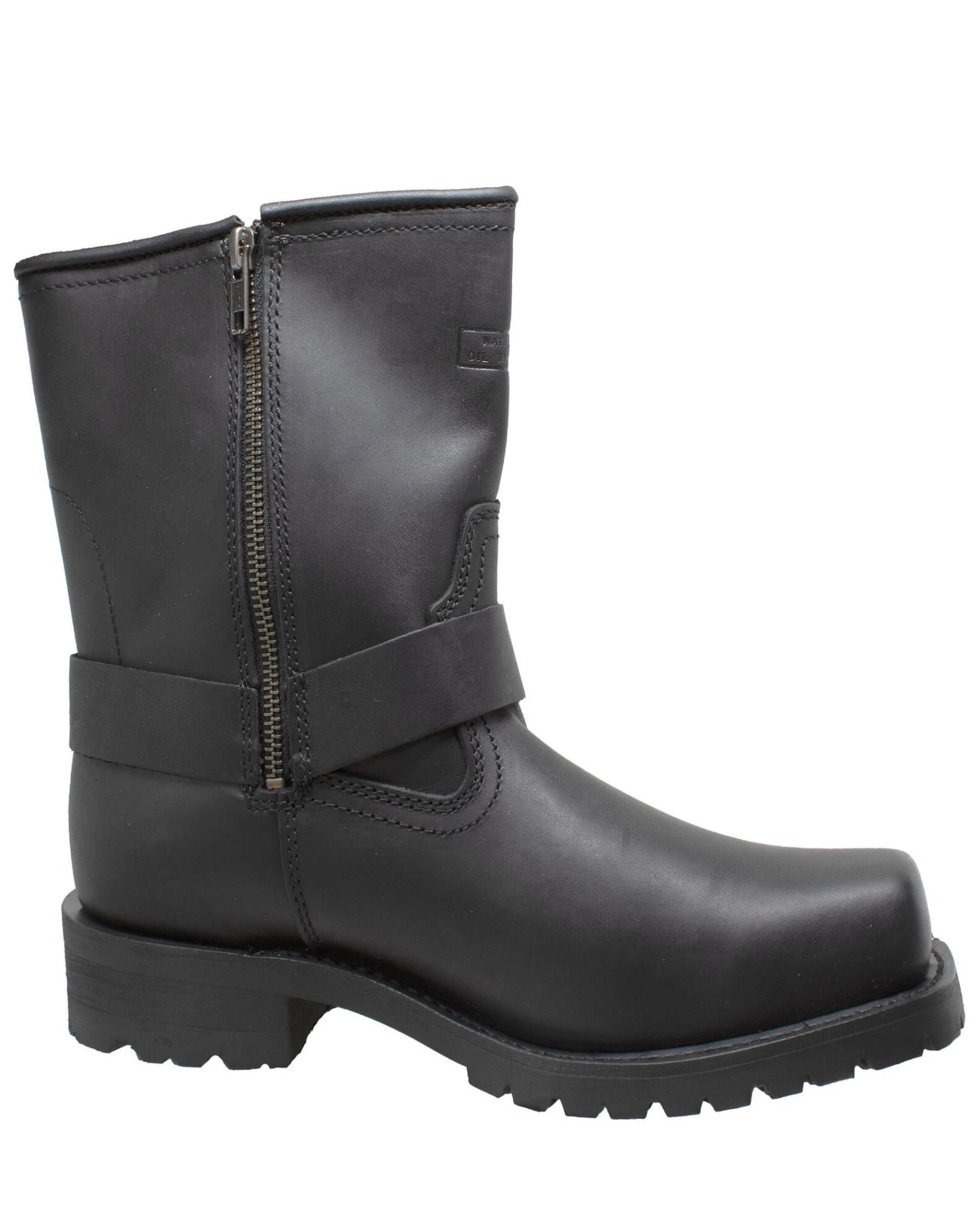 RideTecs Men's 7" Zipper Western Boots - Square Toe 4 RideTecs Men's 7" Zipper Western Boots - Square Toe - Image 2