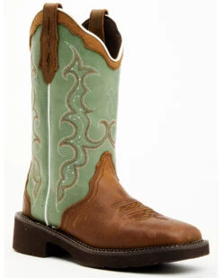 Justin Women's Raya Western Boots - Broad Square Toe 12 Justin Women's Raya Western Boots - Broad Square Toe -Western Cowboy Equipment Store 2000335059 200 P1