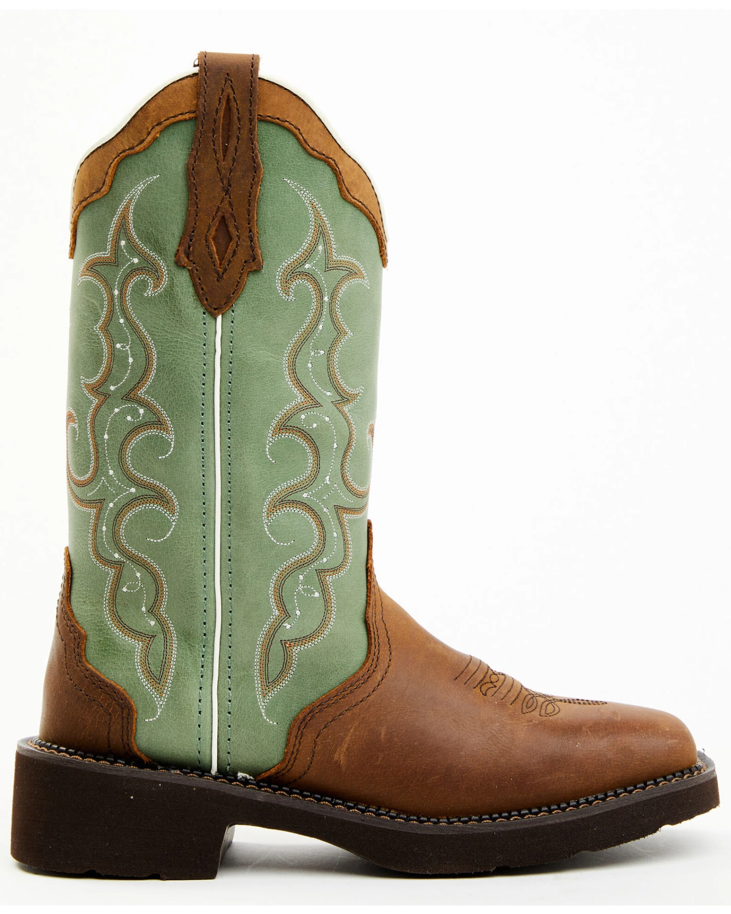 Justin Women's Raya Western Boots - Broad Square Toe 7 Justin Women's Raya Western Boots - Broad Square Toe - Image 5
