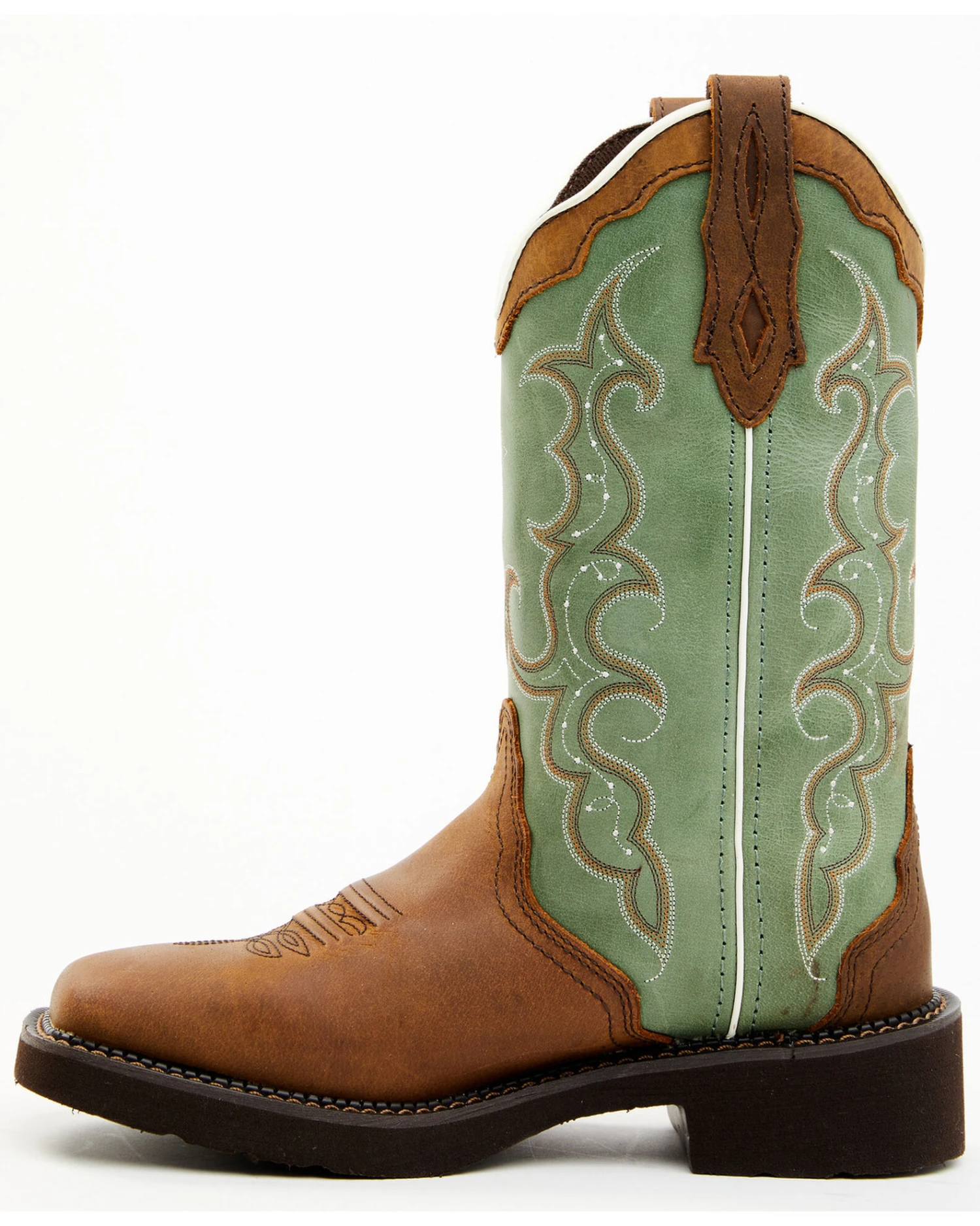 Justin Women's Raya Western Boots - Broad Square Toe 5 Justin Women's Raya Western Boots - Broad Square Toe - Image 3