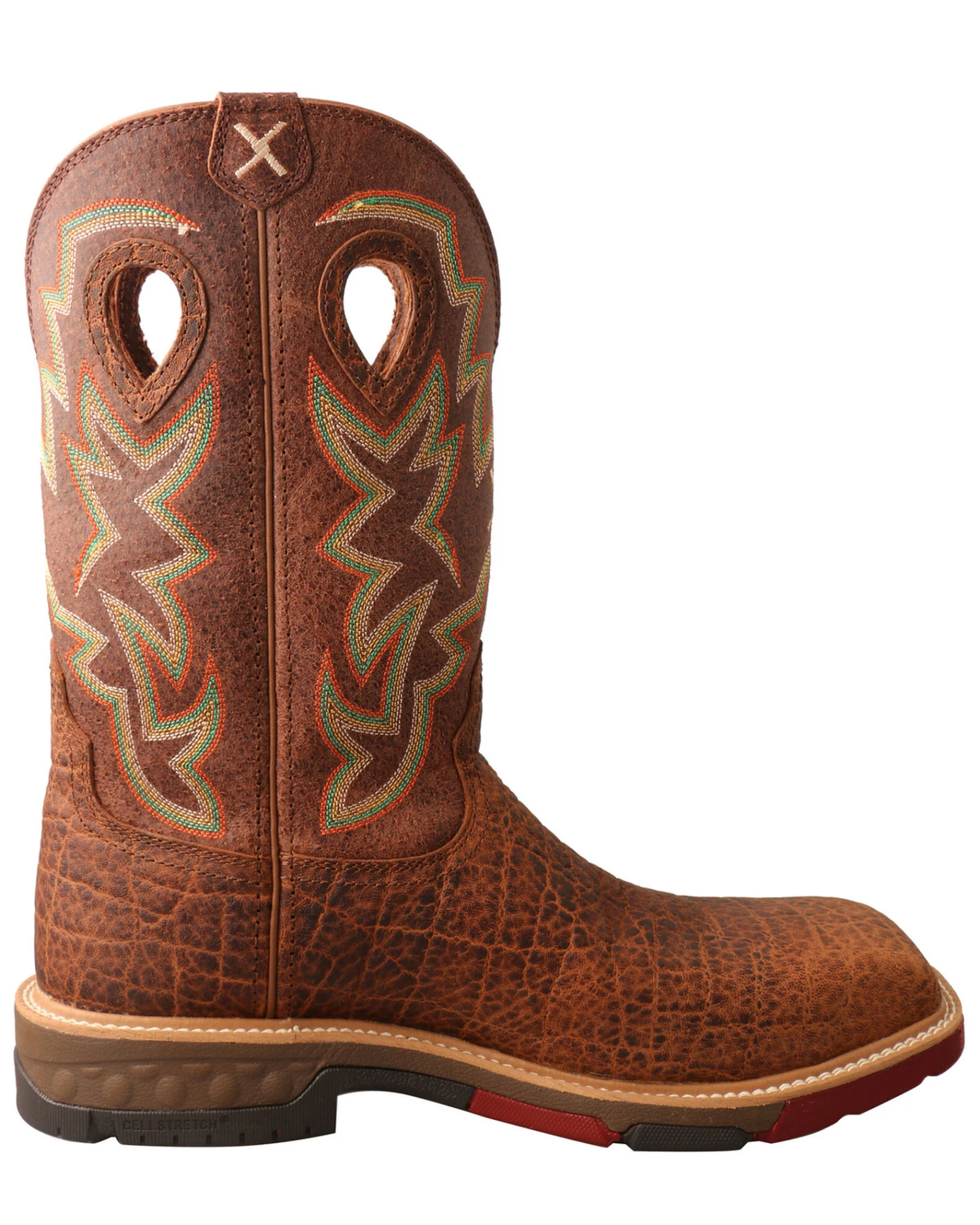 Twisted X Men's Tan Western Work Boots - Composite Toe 6 Twisted X Men's Tan Western Work Boots - Composite Toe - Image 4