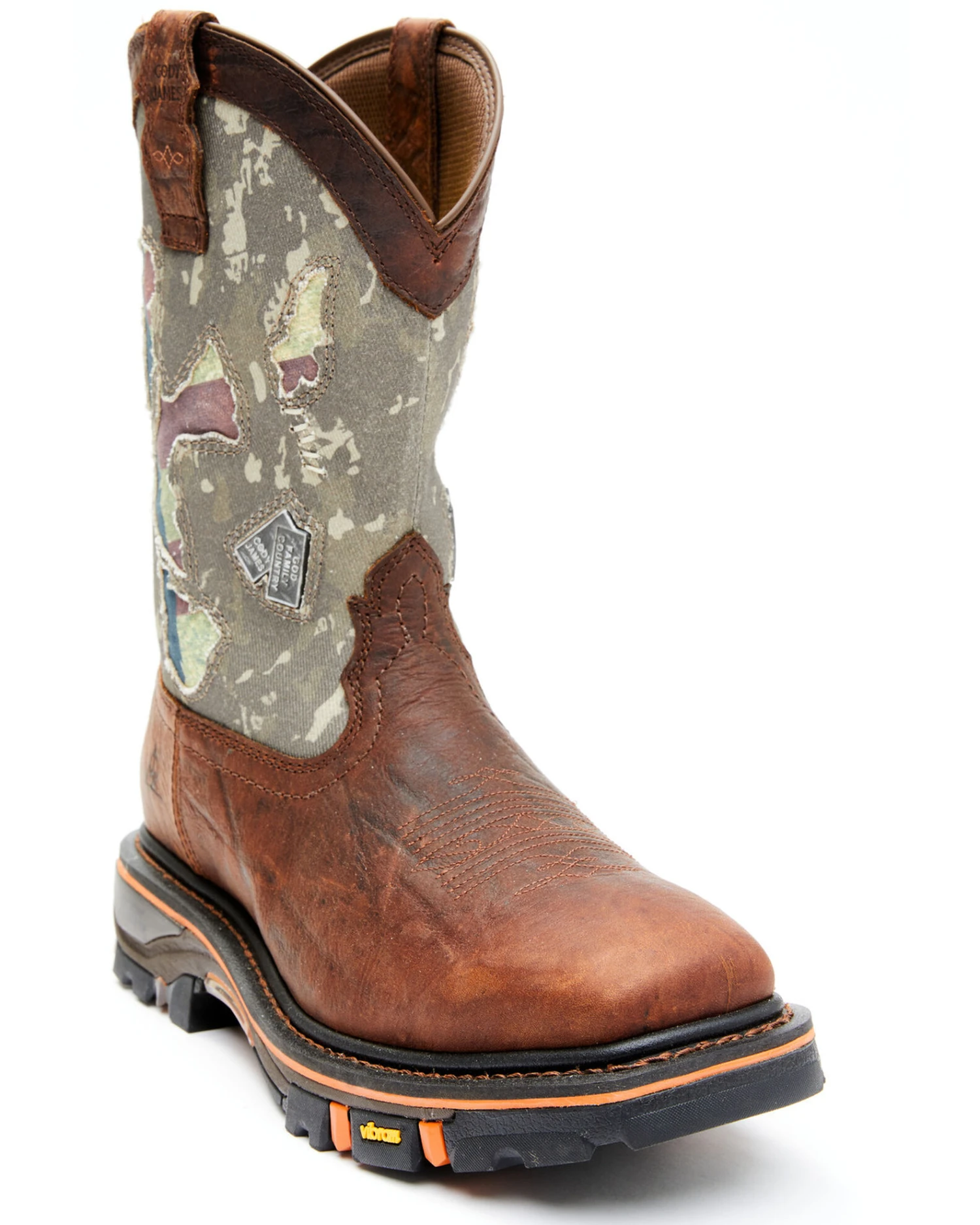 Cody James Men's Camo Decimator Western Work Boots - Soft Toe 4 Cody James Men's Camo Decimator Western Work Boots - Soft Toe - Image 2