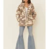 Z Supply Women's Camo Faux Fur Sherpa Jacket 1 Z Supply Women's Camo Faux Fur Sherpa Jacket -Western Cowboy Equipment Store 2000336475 110 P2