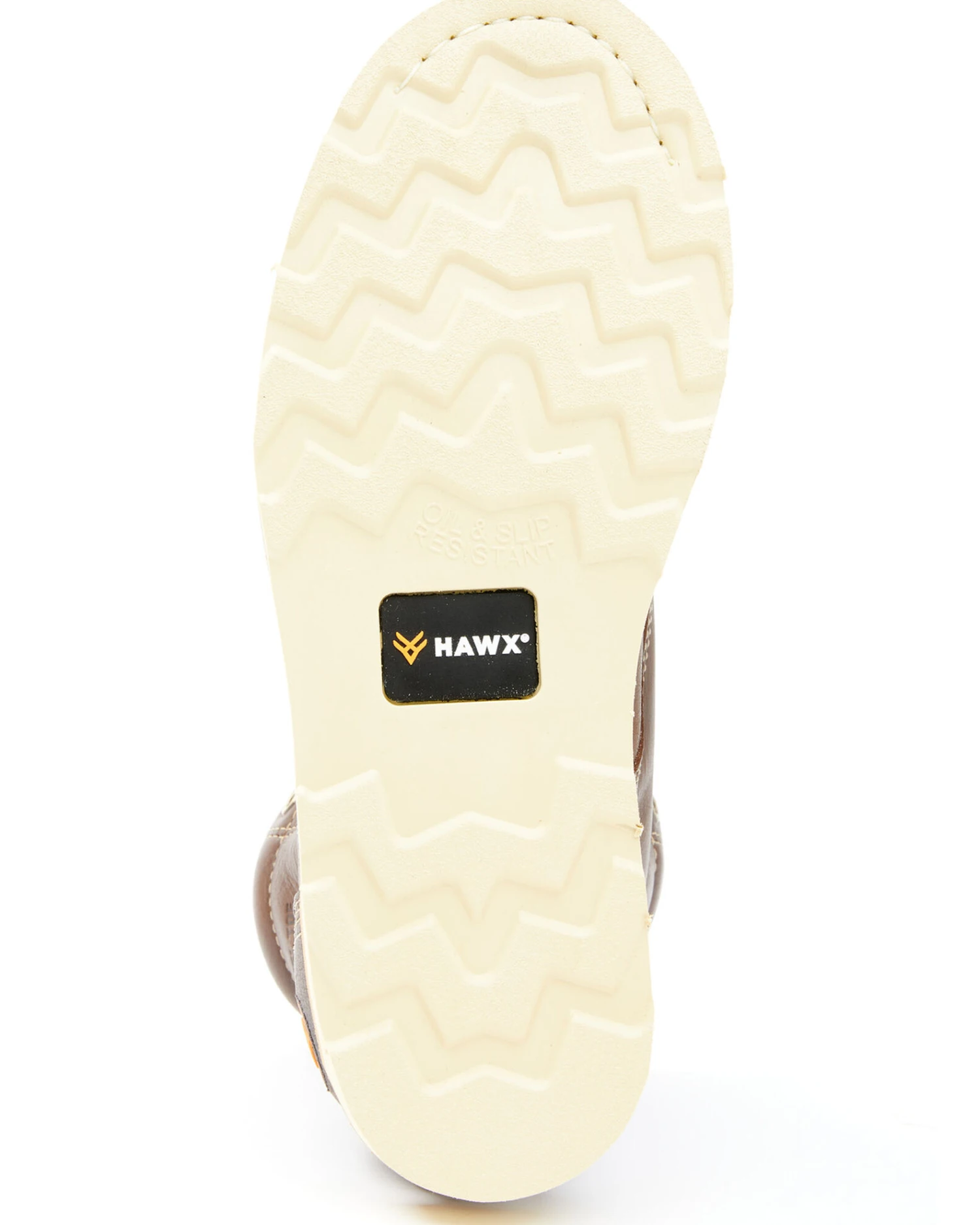 Hawx Men's Dark Brown USA Moc Wedge Work Boots - Steel Toe 4 Hawx Men's Dark Brown USA Moc Wedge Work Boots - Steel Toe - Image 2