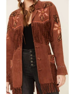 Double D Ranch Women's Viva Maria Fringe Suede Jacket 11 Double D Ranch Women's Viva Maria Fringe Suede Jacket -Western Cowboy Equipment Store 2000337241 200 P3