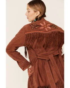 Double D Ranch Women's Viva Maria Fringe Suede Jacket 9 Double D Ranch Women's Viva Maria Fringe Suede Jacket -Western Cowboy Equipment Store 2000337241 200 P5