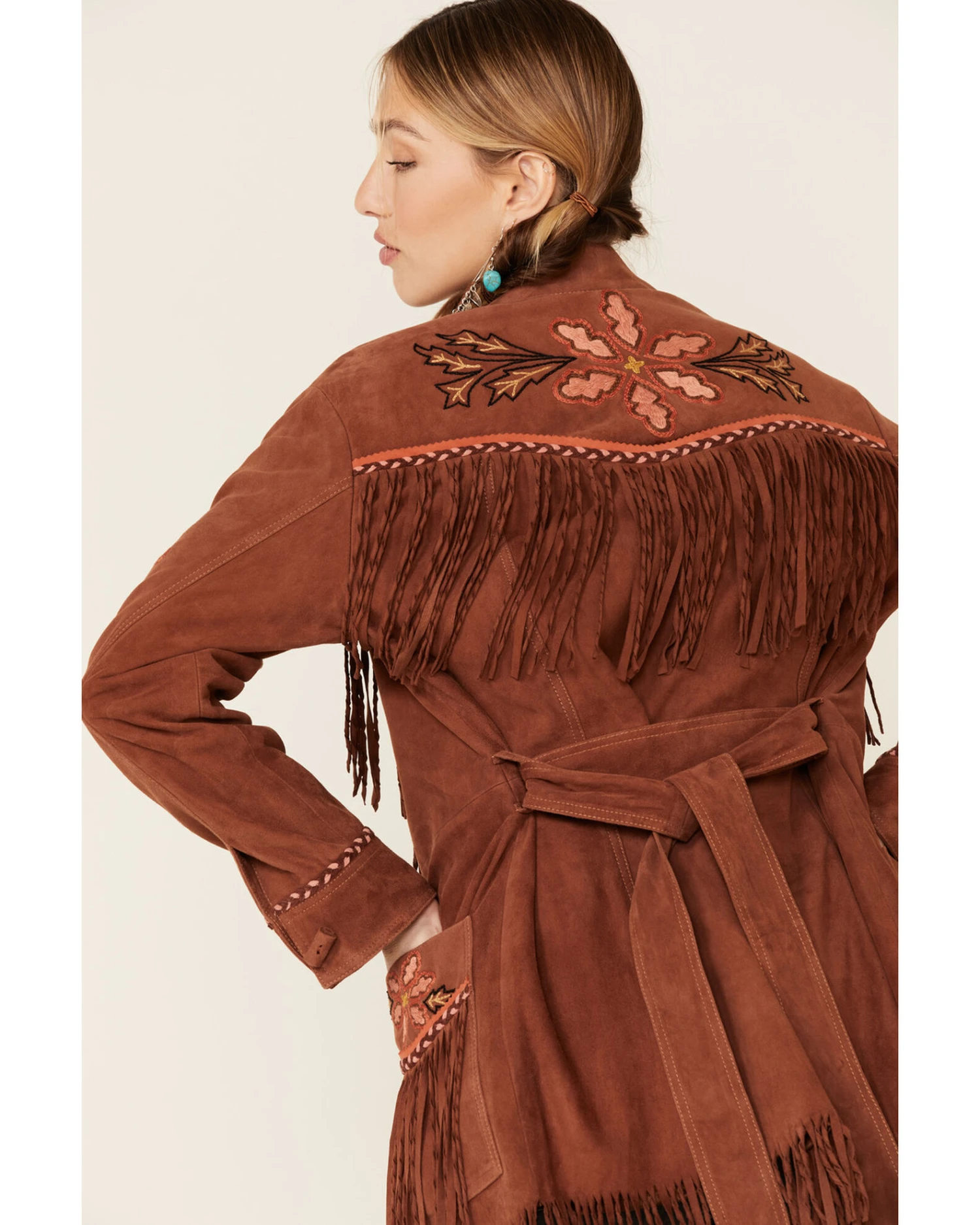 Double D Ranch Women's Viva Maria Fringe Suede Jacket 5 Double D Ranch Women's Viva Maria Fringe Suede Jacket - Image 3