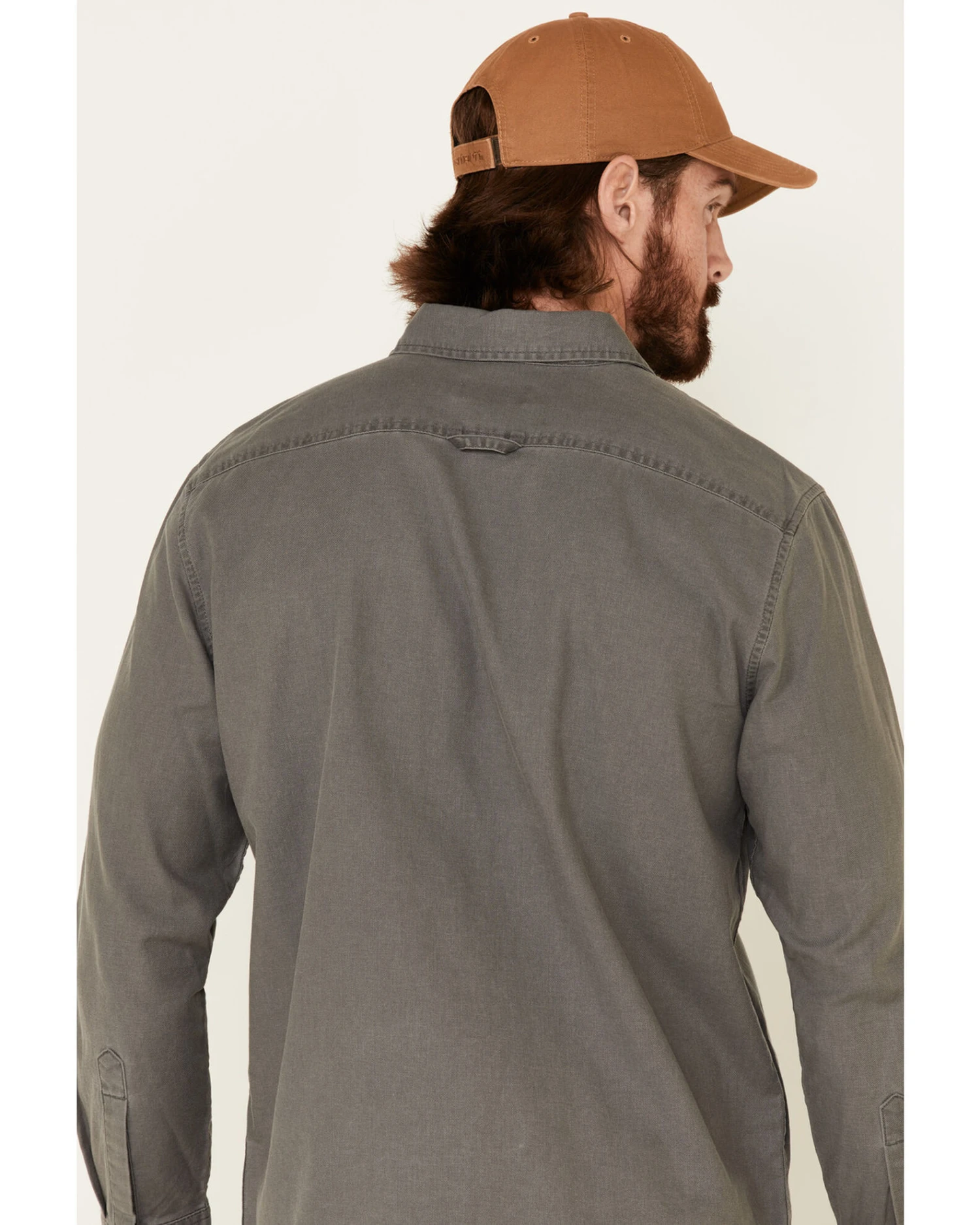 Pendleton Men's Solid Beach Shack Long Sleeve Button Down Western Shirt 6 Pendleton Men's Solid Beach Shack Long Sleeve Button Down Western Shirt - Image 4