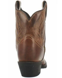 Laredo Women's Brown Shortie Western Booties - Round Toe 14 Laredo Women's Brown Shortie Western Booties - Round Toe -Western Cowboy Equipment Store 2000337536 200 P5