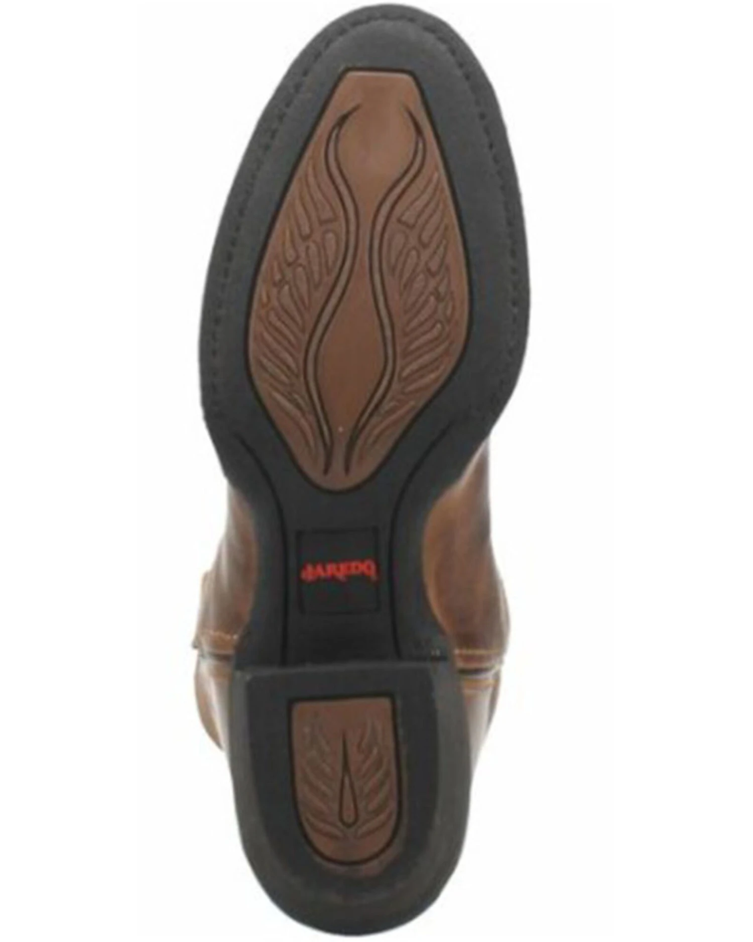 Laredo Women's Brown Shortie Western Booties - Round Toe 4 Laredo Women's Brown Shortie Western Booties - Round Toe - Image 2