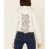 Shyanne Women's Crochet Back Button-Down Crop Jacket 1 Shyanne Women's Crochet Back Button-Down Crop Jacket -Western Cowboy Equipment Store 2000338352 100 P4