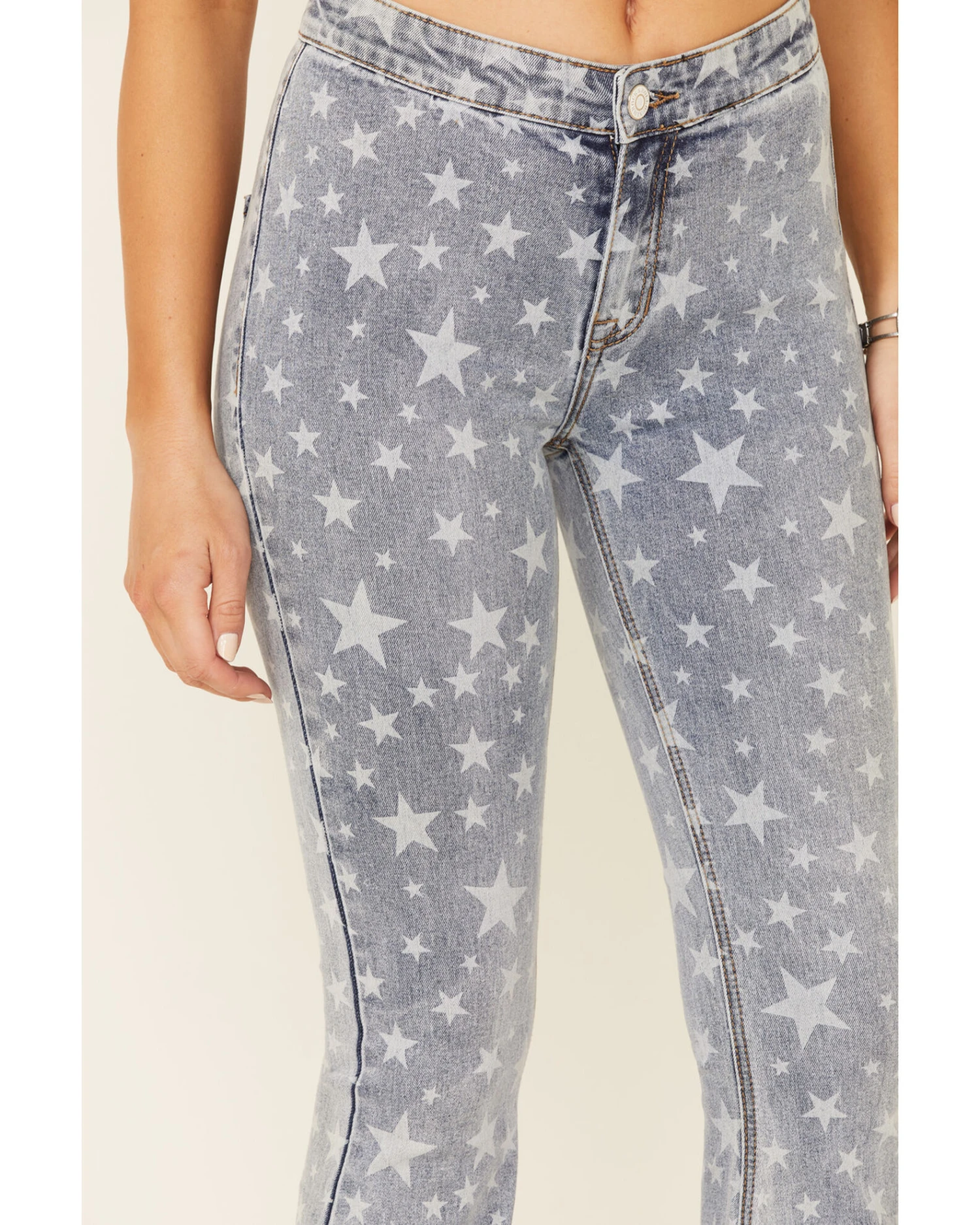 Rock & Roll Denim Women's Star High Rise Bell-Bottom Jeans 5 Rock & Roll Denim Women's Star High Rise Bell-Bottom Jeans - Image 3