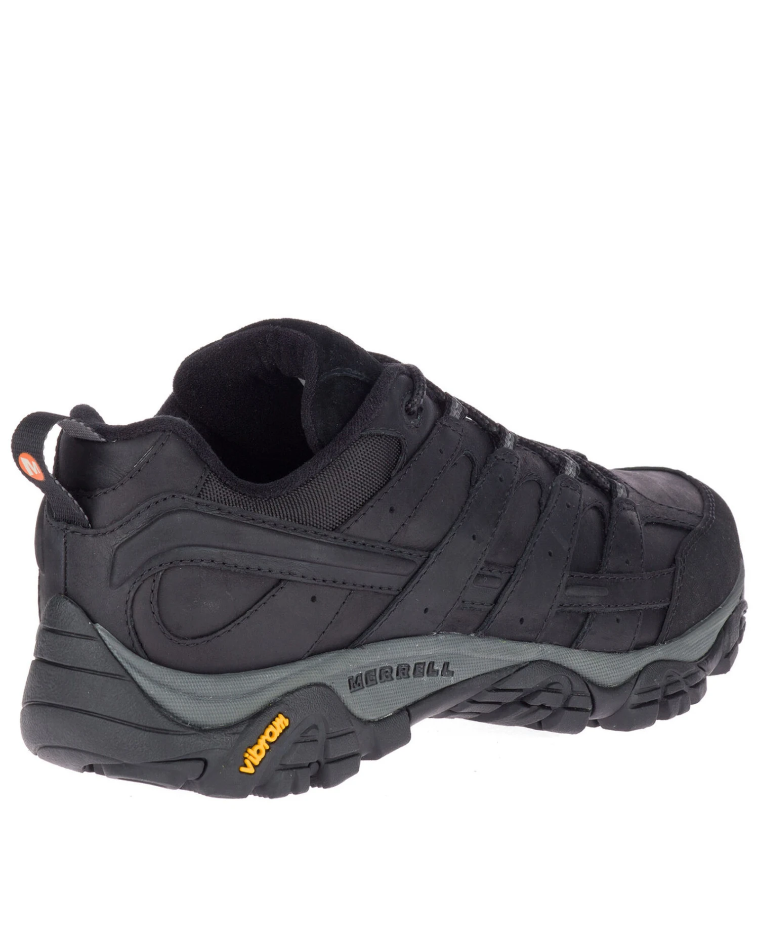 Merrell Men's Black MOAB 2 Prime Hiking Boots - Soft Toe 5 Merrell Men's Black MOAB 2 Prime Hiking Boots - Soft Toe - Image 3