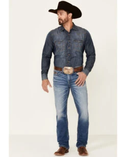Cody James Core Men's Great Plains Dark Rigid Slim Straight Jeans 7 Cody James Core Men's Great Plains Dark Rigid Slim Straight Jeans -Western Cowboy Equipment Store 2000338753 400 P1