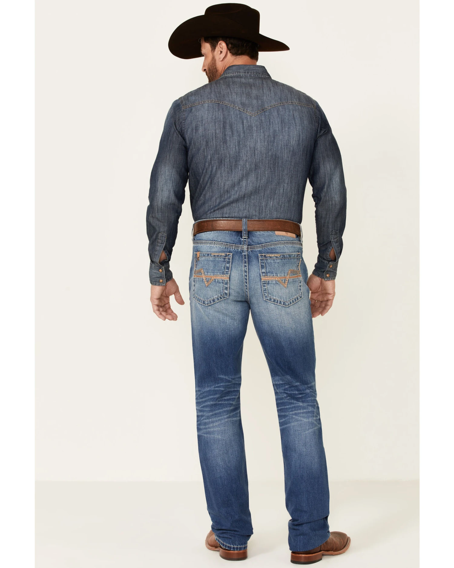 Cody James Core Men's Great Plains Dark Rigid Slim Straight Jeans 5 Cody James Core Men's Great Plains Dark Rigid Slim Straight Jeans - Image 3