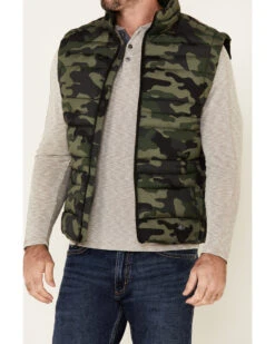 Flag & Anthem Men's Green Erieville Camo Print Puffer Vest 9 Flag & Anthem Men's Green Erieville Camo Print Puffer Vest -Western Cowboy Equipment Store 2000339243 300 P3