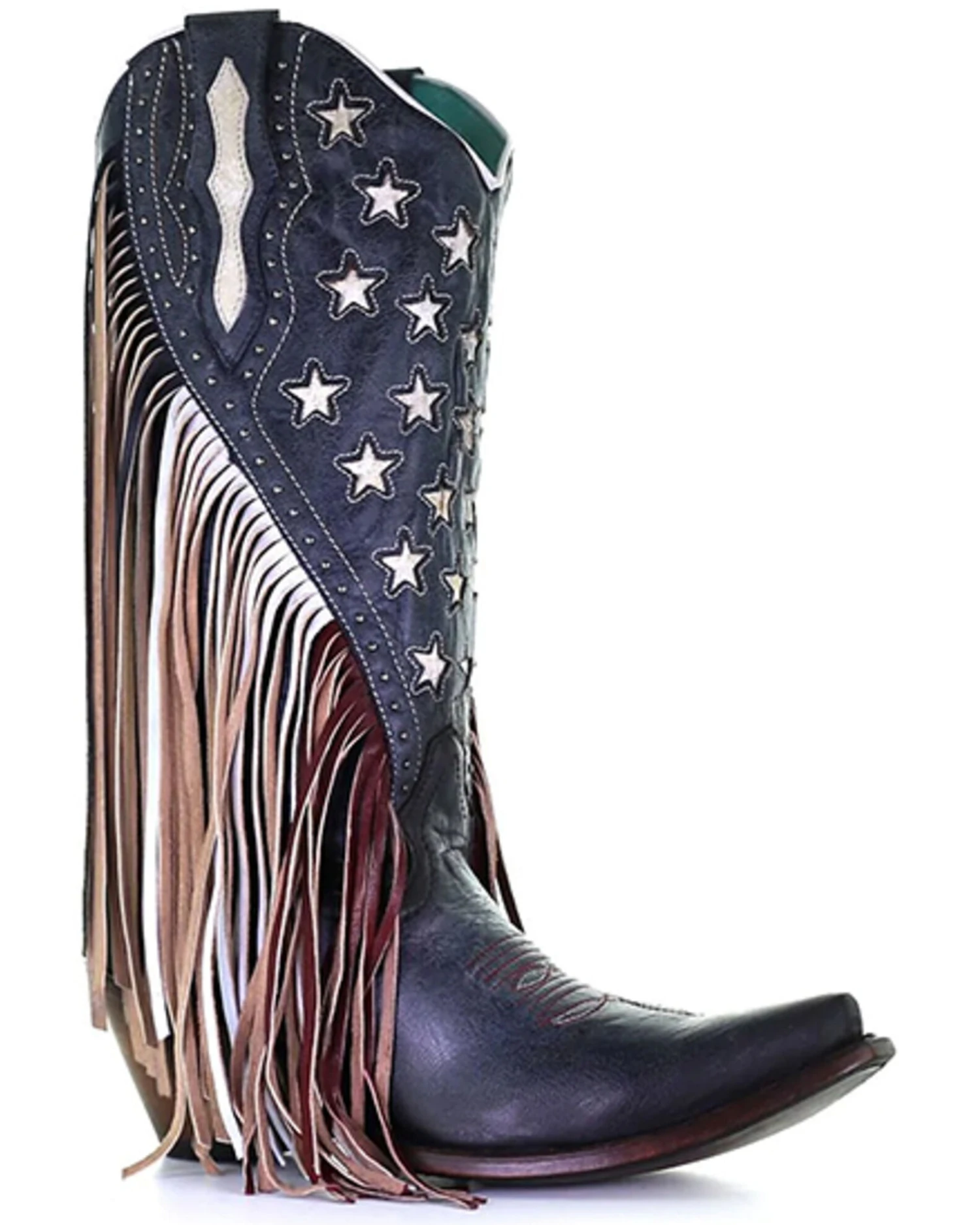 Corral Women's Lamb Stars Inlay & Studs Western Boots - Snip Toe 4 Corral Women's Lamb Stars Inlay & Studs Western Boots - Snip Toe - Image 2