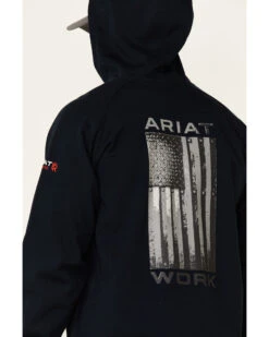 Ariat Men's FR Primo Fleece Alloy Flag Graphic Zip-Front Hooded Work Jacket 8 Ariat Men's FR Primo Fleece Alloy Flag Graphic Zip-Front Hooded Work Jacket -Western Cowboy Equipment Store 2000341780 410 P3