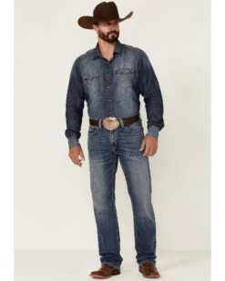 Ariat Men's M2 Wyland Medium Wash Stretch Relaxed Bootcut Jeans 8 Ariat Men's M2 Wyland Medium Wash Stretch Relaxed Bootcut Jeans -Western Cowboy Equipment Store 2000341792 400 P1