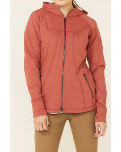Ariat Women's Marsala Attain Thermal Zip-Front Hoodie 9 Ariat Women's Marsala Attain Thermal Zip-Front Hoodie -Western Cowboy Equipment Store 2000341911 640 P3