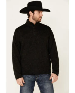 Ariat Men's Solid Charcoal Wesley 1/4 Zip Fleece Pullover 10 Ariat Men's Solid Charcoal Wesley 1/4 Zip Fleece Pullover -Western Cowboy Equipment Store 2000341959 022 P1
