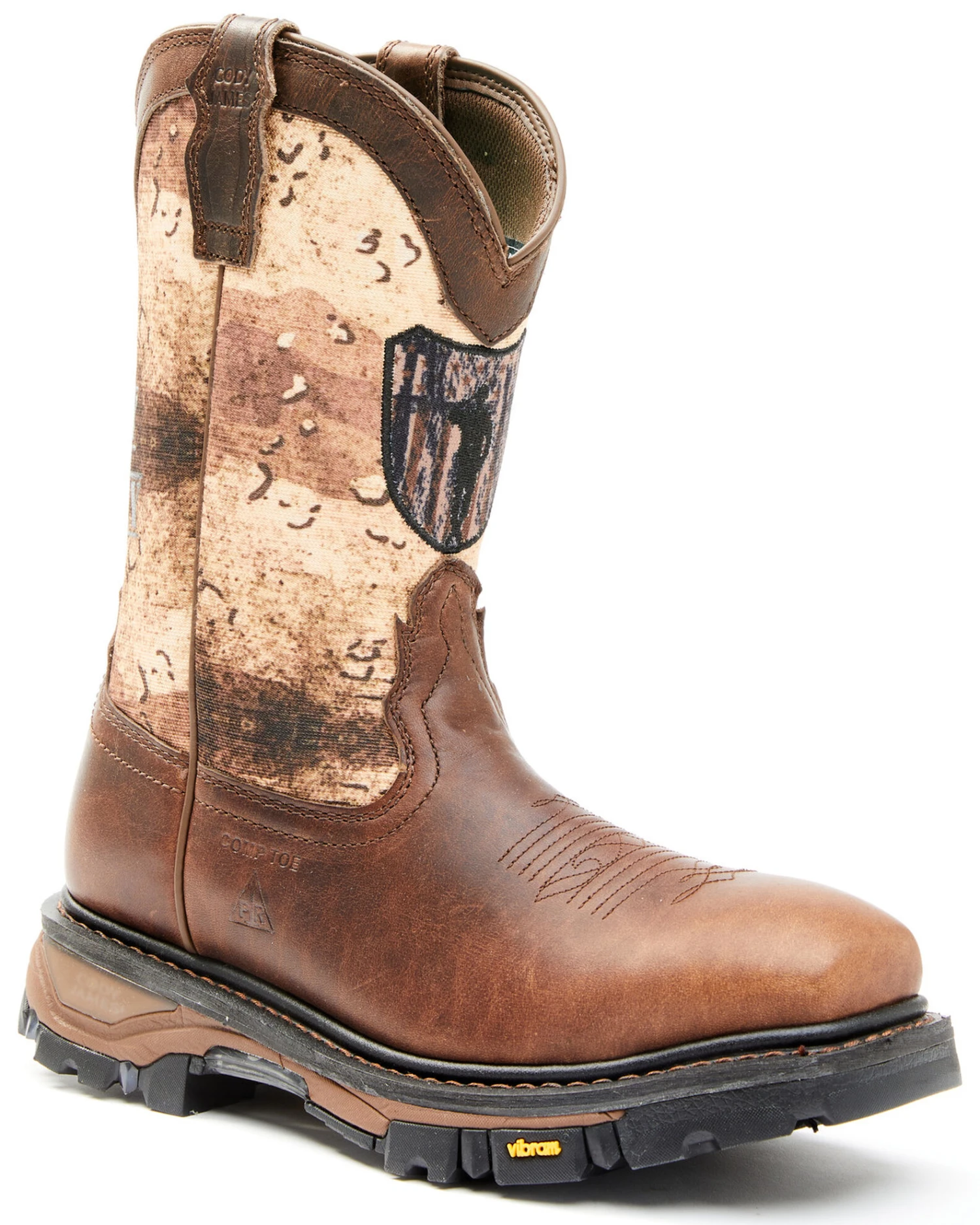 Cody James Men's Camo Flag Decimator Work Boot - Composite Toe 3 Cody James Men's Camo Flag Decimator Work Boot - Composite Toe