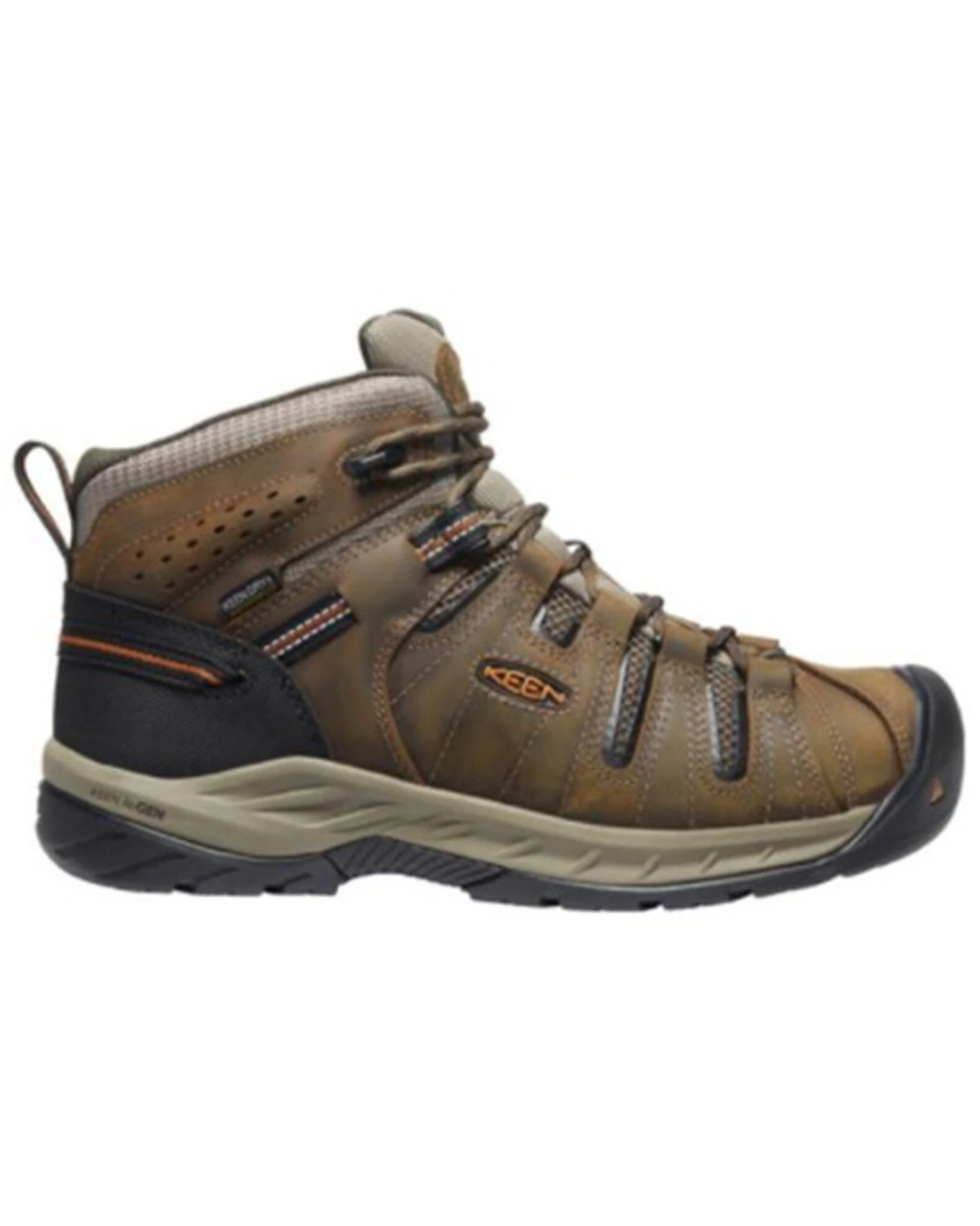 Keen Men's Cascade Flint II Waterproof Lace-Up Hiking Boot 3 Keen Men's Cascade Flint II Waterproof Lace-Up Hiking Boot