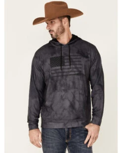 Hooey Men's Tie-Dye Liberty Roper Flag Graphic Hooded Sweatshirt 8 Hooey Men's Tie-Dye Liberty Roper Flag Graphic Hooded Sweatshirt -Western Cowboy Equipment Store 2000342389 001 P1