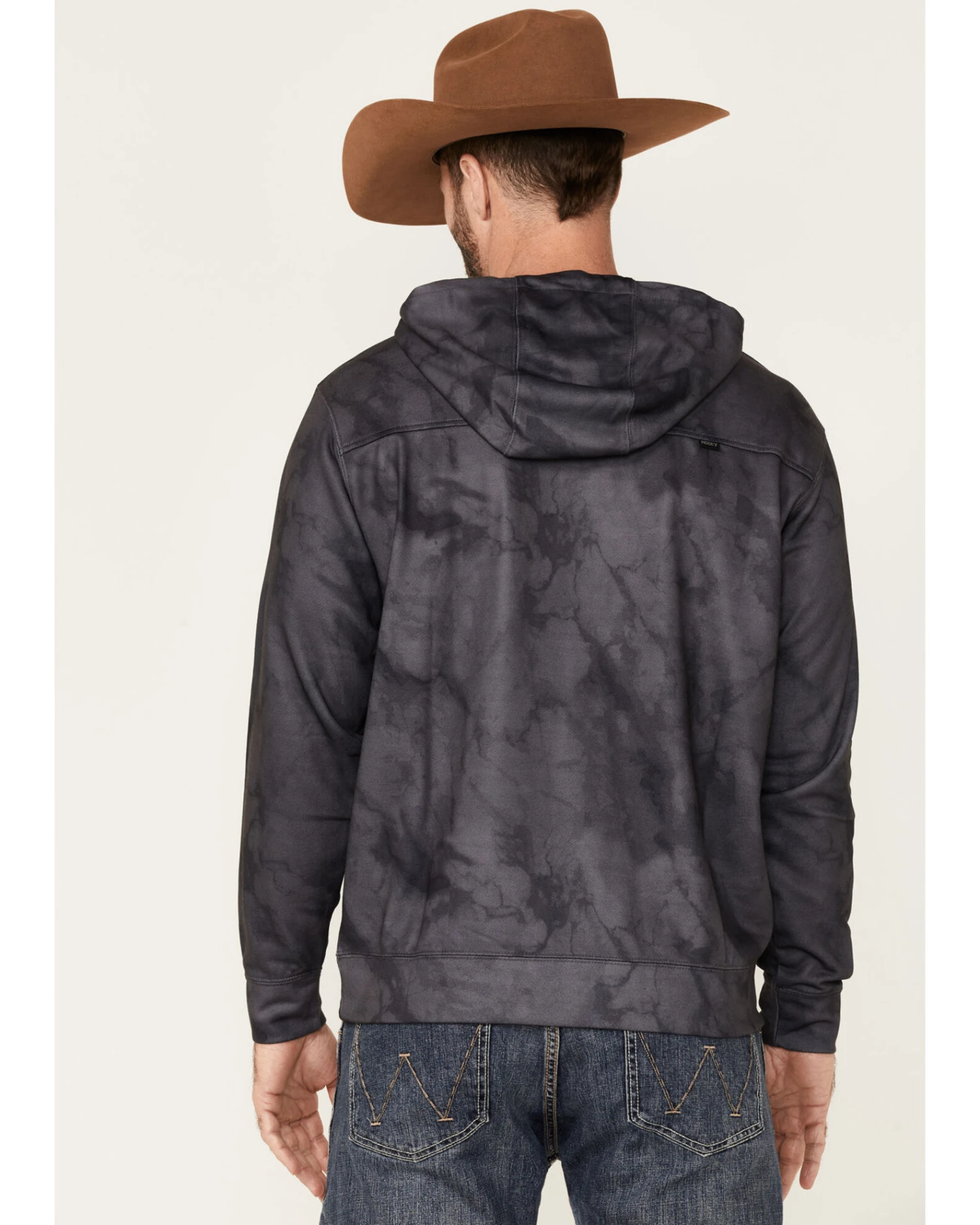 Hooey Men's Tie-Dye Liberty Roper Flag Graphic Hooded Sweatshirt 3 Hooey Men's Tie-Dye Liberty Roper Flag Graphic Hooded Sweatshirt