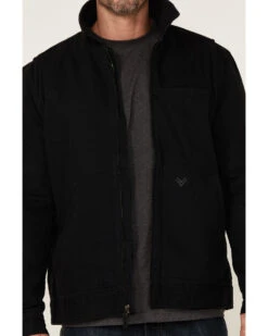 Hawx Men's Black Crawford Weathered Insulated Zip-Front Work Jacket 9 Hawx Men's Black Crawford Weathered Insulated Zip-Front Work Jacket -Western Cowboy Equipment Store 2000342850 001 P4