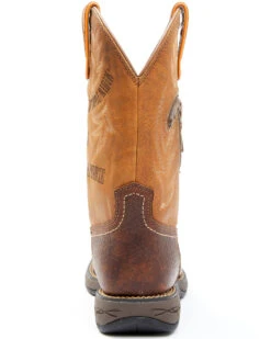 Brothers & Sons Men's Skull Western Performance Boots - Broad Square Toe -Western Cowboy Equipment Store 2000343036 280 P5