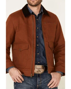 Pendleton Men's Whiskey Carson City Canvas Zip-Front Barn Coat 11 Pendleton Men's Whiskey Carson City Canvas Zip-Front Barn Coat -Western Cowboy Equipment Store 2000344099 235 P4