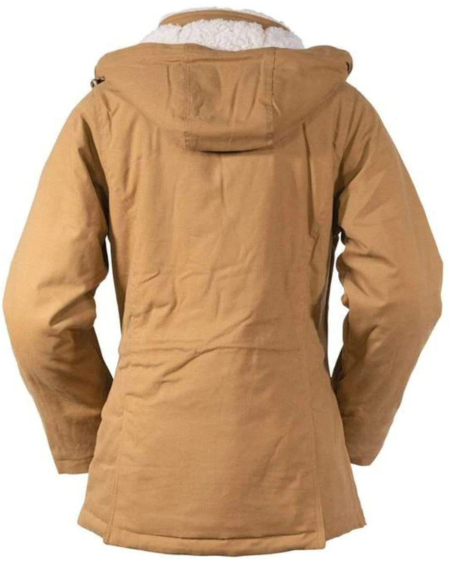 Outback Trading Co Women's Tan Canvas Juniper Fleece Hooded Jacket 6 Outback Trading Co Women's Tan Canvas Juniper Fleece Hooded Jacket - Image 4