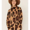 Show Me Your Mumu Women's Cheetah Fever Sweater 1 Show Me Your Mumu Women's Cheetah Fever Sweater -Western Cowboy Equipment Store 2000345049 900 P1
