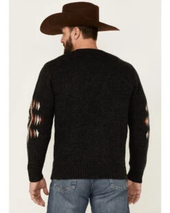 Pendleton Men's Shetland Wool Washable Crew Sweater - Heather Black 9 Pendleton Men's Shetland Wool Washable Crew Sweater - Heather Black -Western Cowboy Equipment Store 2000345188 020 P4