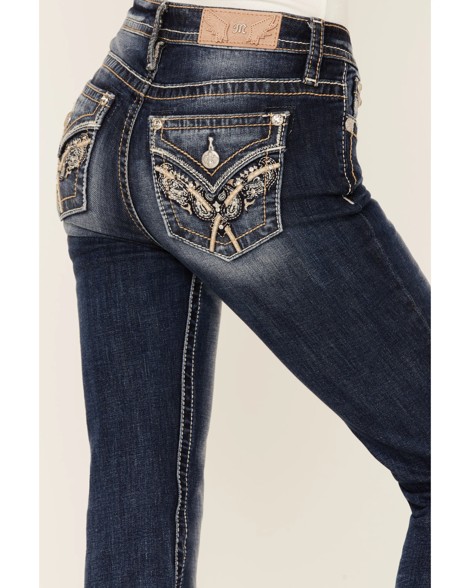 Miss Me Women's Paisley Chloe Bootcut Jeans 4 Miss Me Women's Paisley Chloe Bootcut Jeans - Image 2