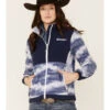 Hooey Women's Solid Print Color Block Zip-Front Tech Jacket 2 Hooey Women's Solid Print Color Block Zip-Front Tech Jacket -Western Cowboy Equipment Store 2000345373 410 P1