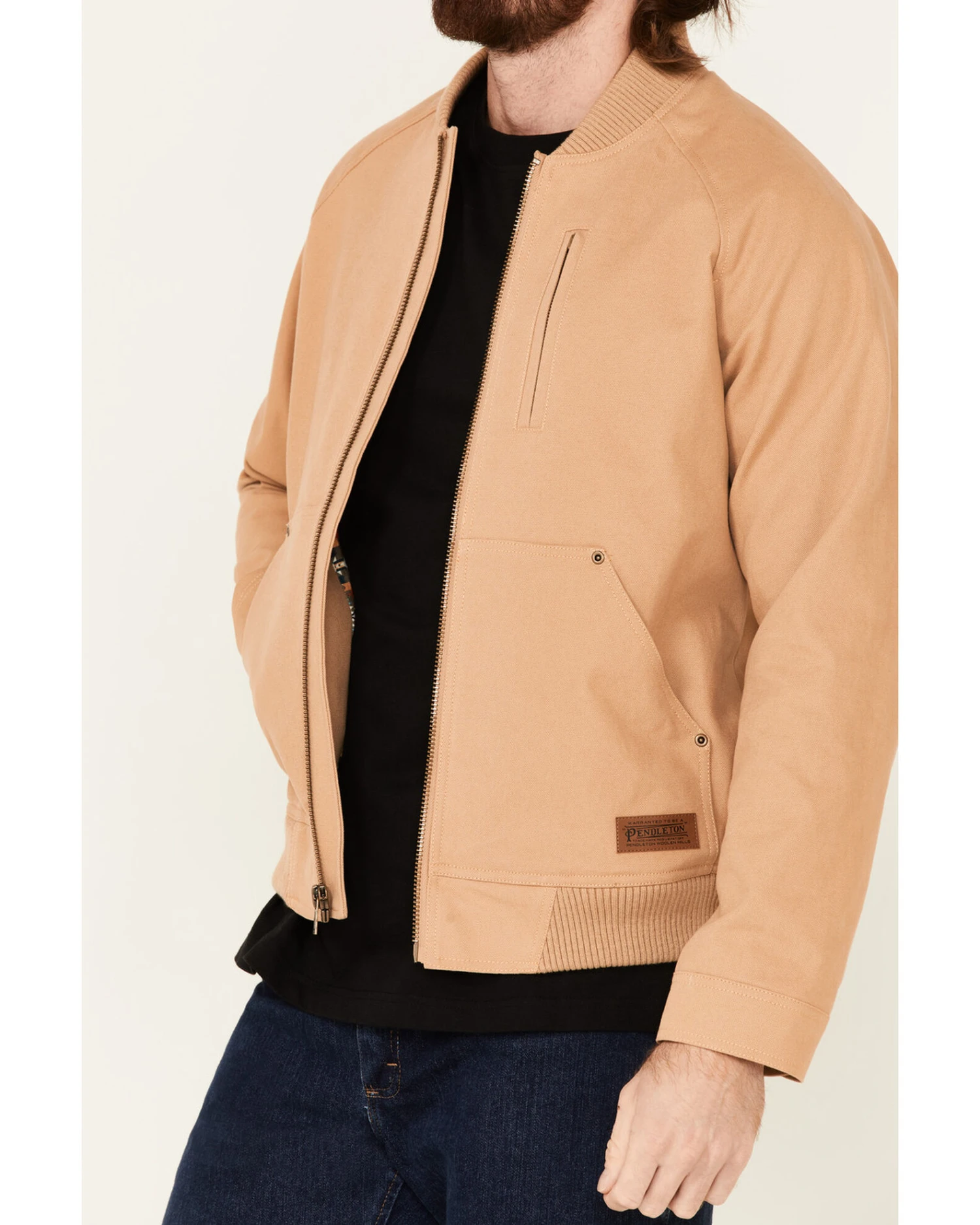 Pendleton Men's Pinehurst Canvas Bomber Jacket 6 Pendleton Men's Pinehurst Canvas Bomber Jacket - Image 4