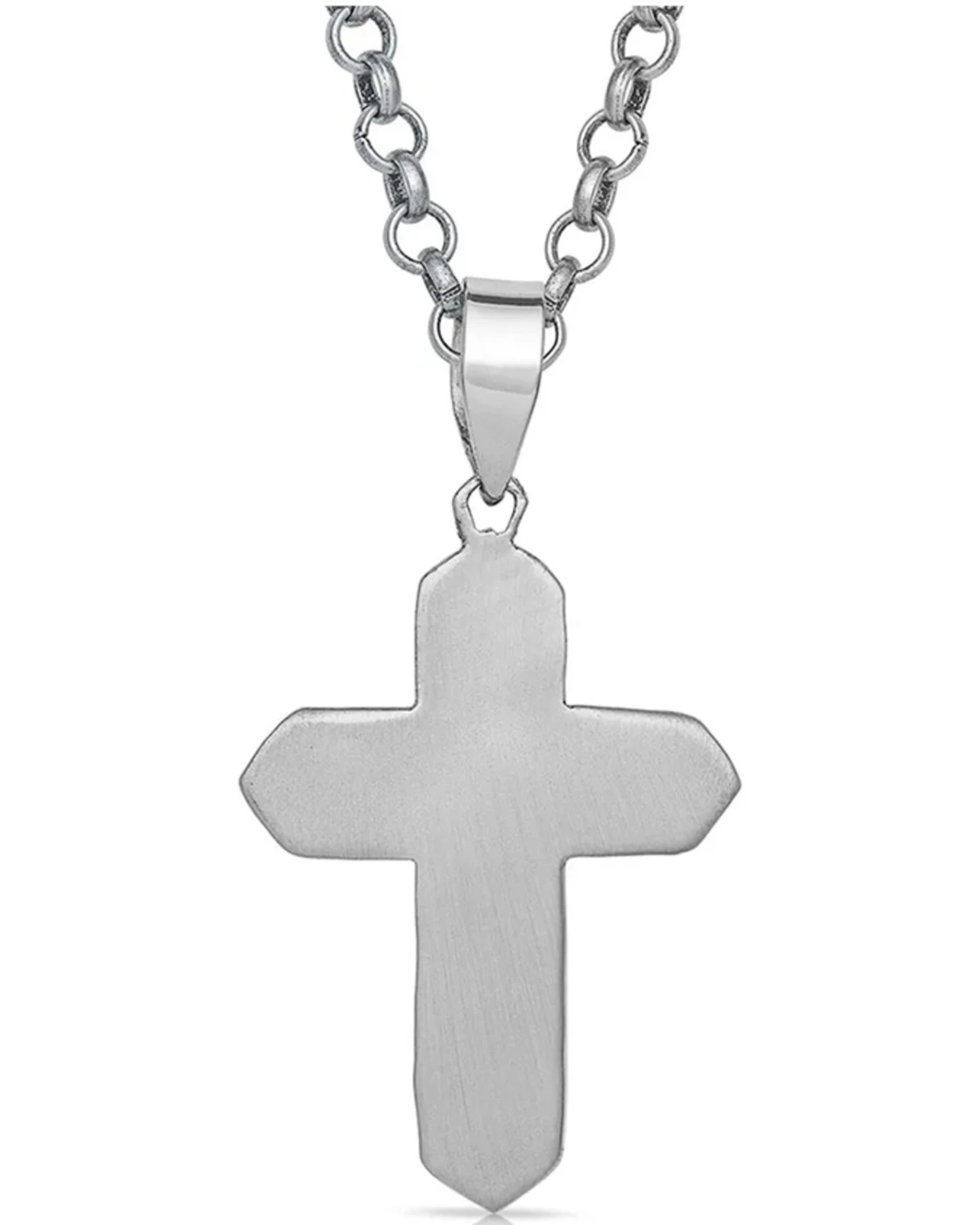 Montana Silversmiths Women's Antiqued Two-Tone Radiating Cross Necklace 3 Montana Silversmiths Women's Antiqued Two-Tone Radiating Cross Necklace