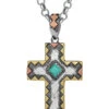 Montana Silversmiths Women's Antiqued Serrated Cross Necklace -Western Cowboy Equipment Store 2000345838 040 P1