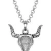 Montana Silversmiths Women's Sky Touched Steer Head Necklace