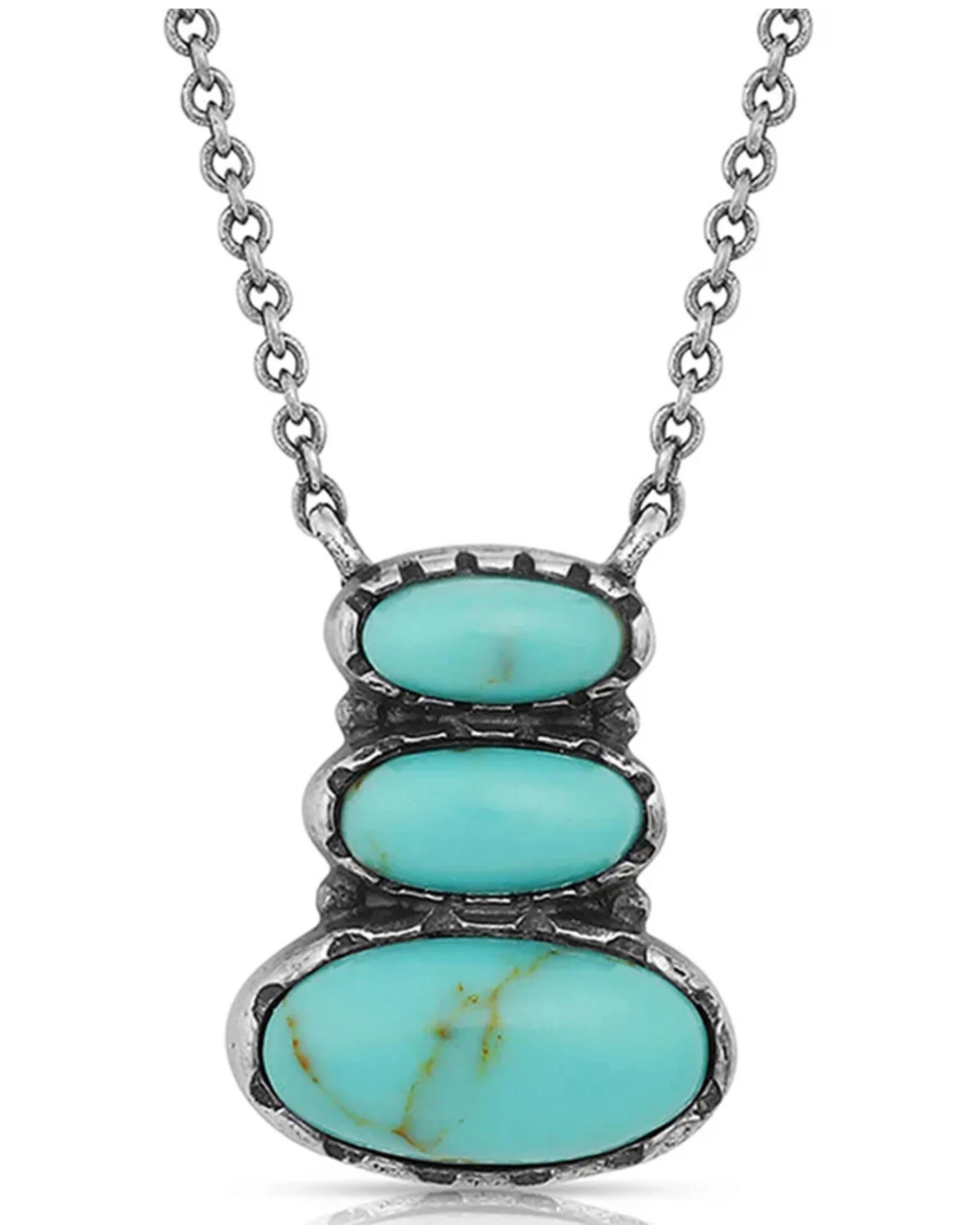 Montana Silversmiths Women's Illusion Turquoise Necklace 3 Montana Silversmiths Women's Illusion Turquoise Necklace