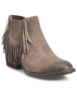 Born Women's Danni Taupe Fashion Booties - Round Toe 13 Born Women's Danni Taupe Fashion Booties - Round Toe -Western Cowboy Equipment Store 2000348192 251 P1