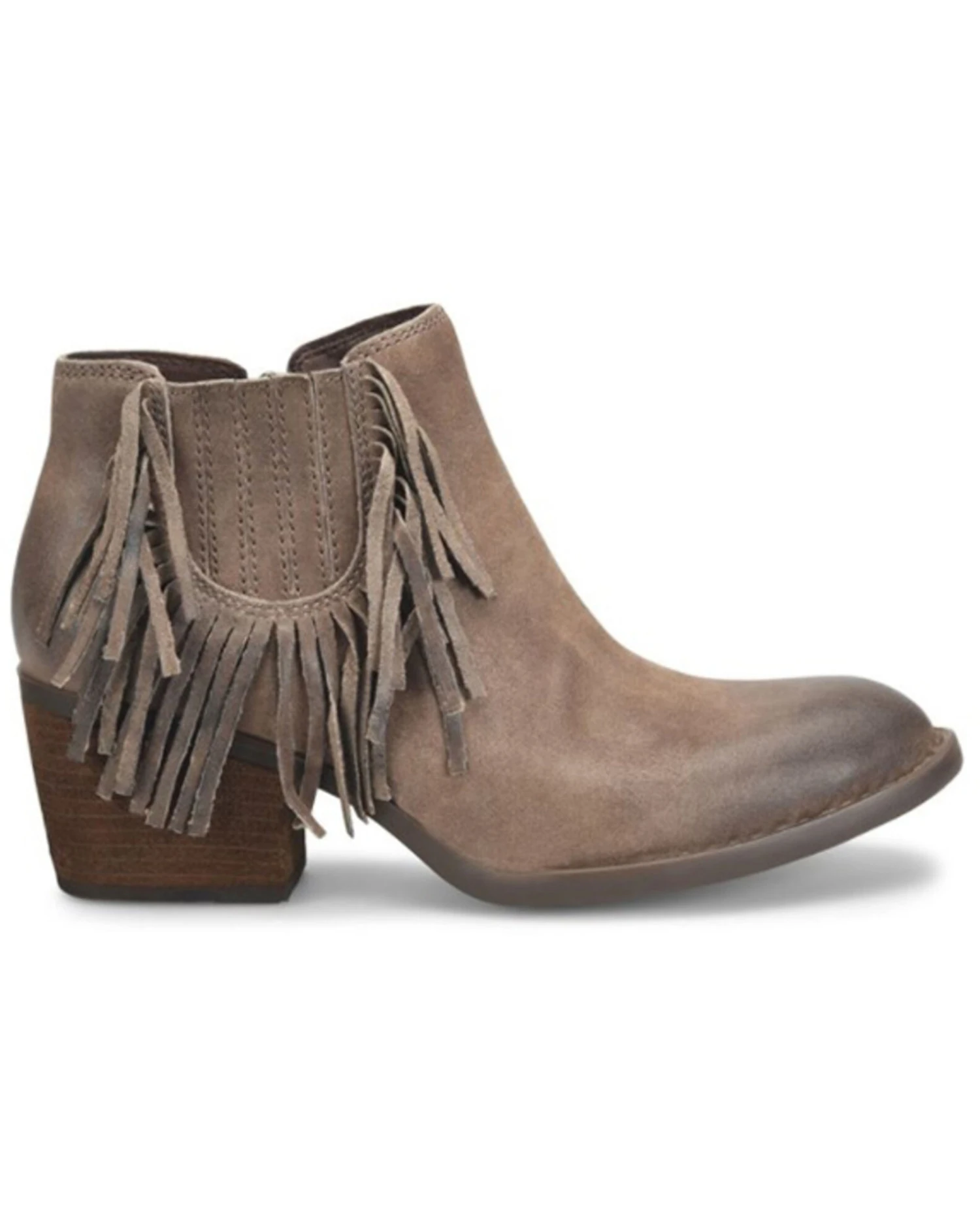 Born Women's Danni Taupe Fashion Booties - Round Toe 4 Born Women's Danni Taupe Fashion Booties - Round Toe - Image 2