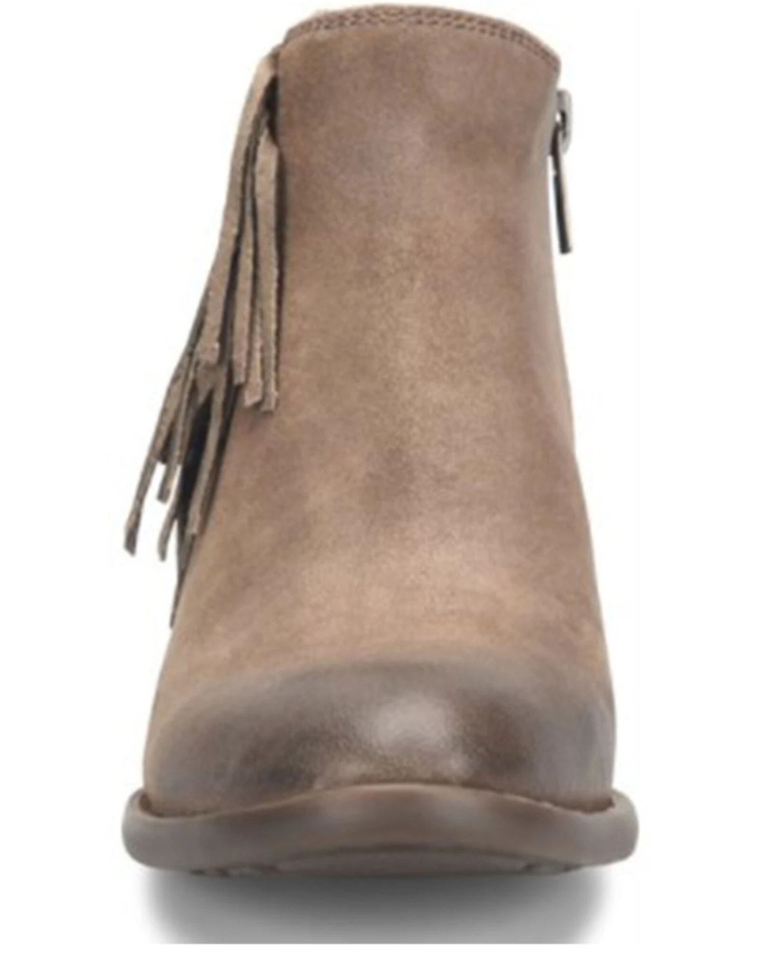 Born Women's Danni Taupe Fashion Booties - Round Toe 7 Born Women's Danni Taupe Fashion Booties - Round Toe - Image 5
