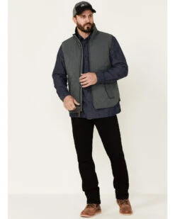 Dakota Grizzly Men's Slate Nolan Zip-Front Quilted Vest 9 Dakota Grizzly Men's Slate Nolan Zip-Front Quilted Vest -Western Cowboy Equipment Store 2000348962 020 P2