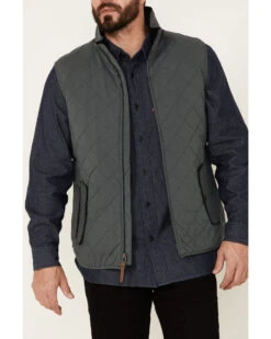 Dakota Grizzly Men's Slate Nolan Zip-Front Quilted Vest 8 Dakota Grizzly Men's Slate Nolan Zip-Front Quilted Vest -Western Cowboy Equipment Store 2000348962 020 P3