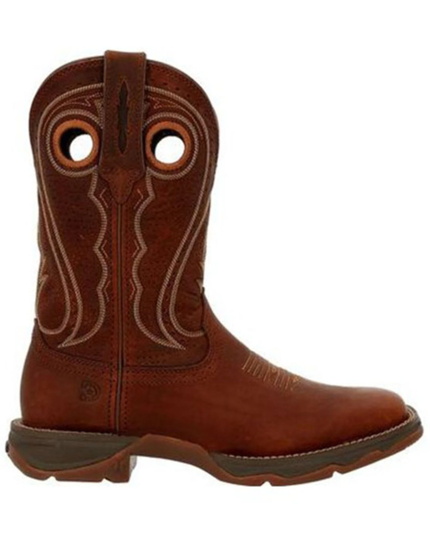 Durango Women's Chestnut Lady Rebel Western Boots - Square Toe 3 Durango Women's Chestnut Lady Rebel Western Boots - Square Toe